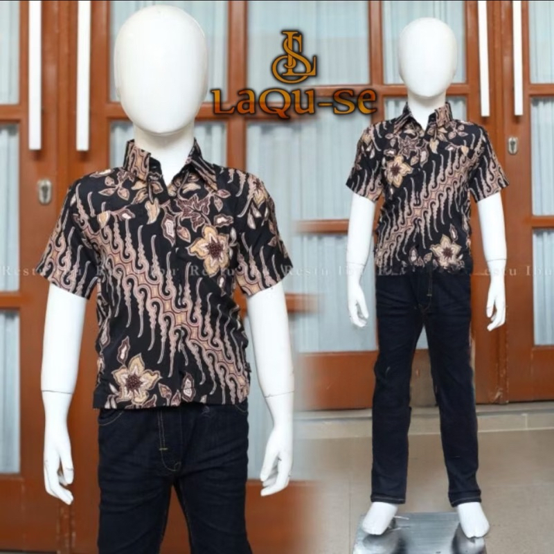Kemeja Batik Anak Lengan Pendek Kemeja Batik Anak Laki-Laki By Laquse Kebaya