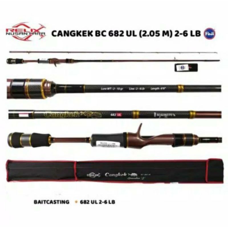 Relix Nusantara Cangkek 632XUL (1-3lb) dan 682UL BC(2-6lb) GEN S