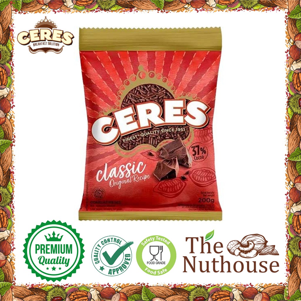 

Ceres Hagelslag Meses Meises Classic Chocolate 200gr [HALAL]