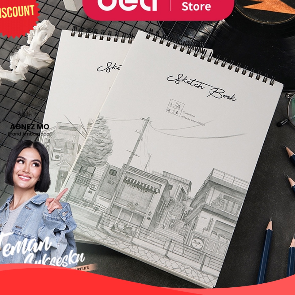 

DISKON NATAL Deli Buku Gambar B5 Vertikal Jilid Spiral 4 Halaman Dapat Dibalik 36 Derajat 73628