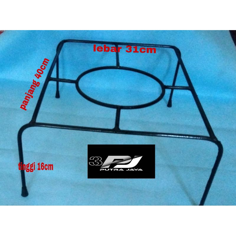 Rangka Dudukan behel Besi kompor Rinai Rinnai Single