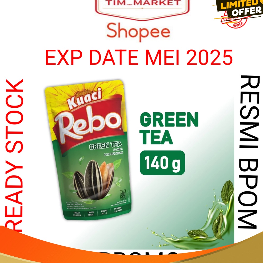 

KUALITAS TAK TERKLAHKAN KUACI REBO GREENTEA UKURAN EXP TERBARU MEI 225 HALAL PROMO TERMURAH