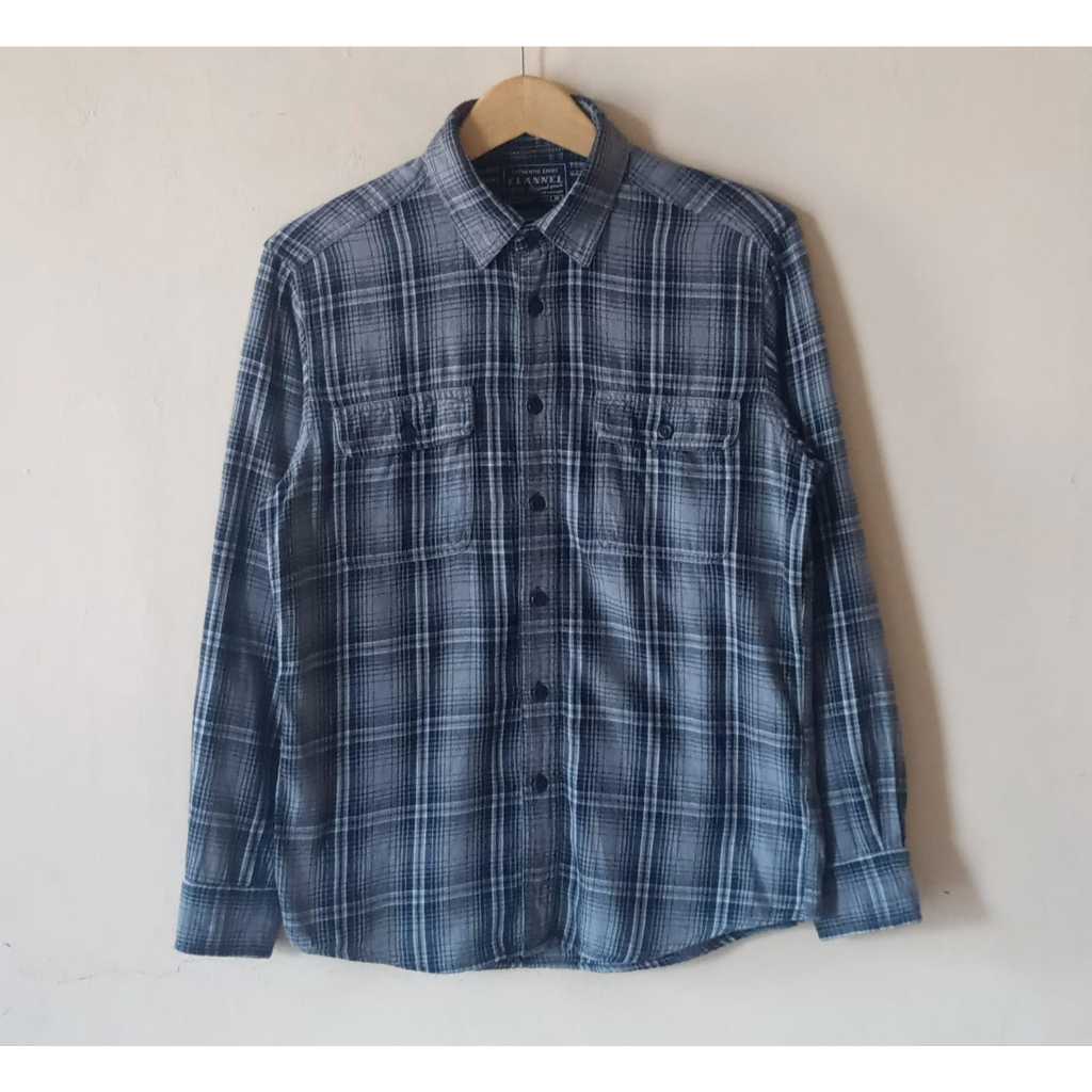 kemeja flanel shirt uniqlo second kemeja uiqlo flanel uniqlo kemeja pria uniqlo veterano
