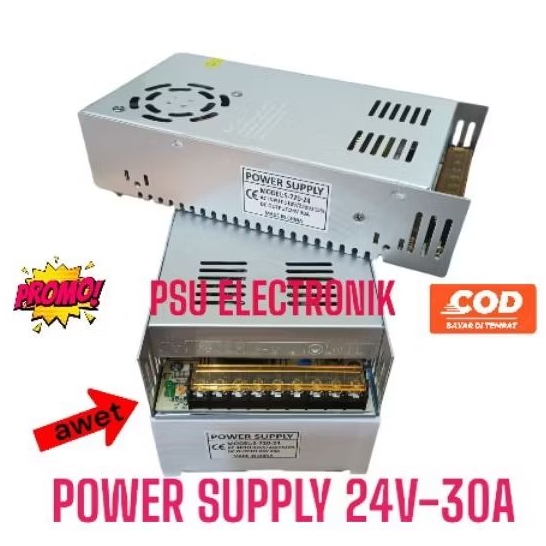 Power Supply Adaptor 24V 30A / Trafo PSU 24 Volt 30 Ampere