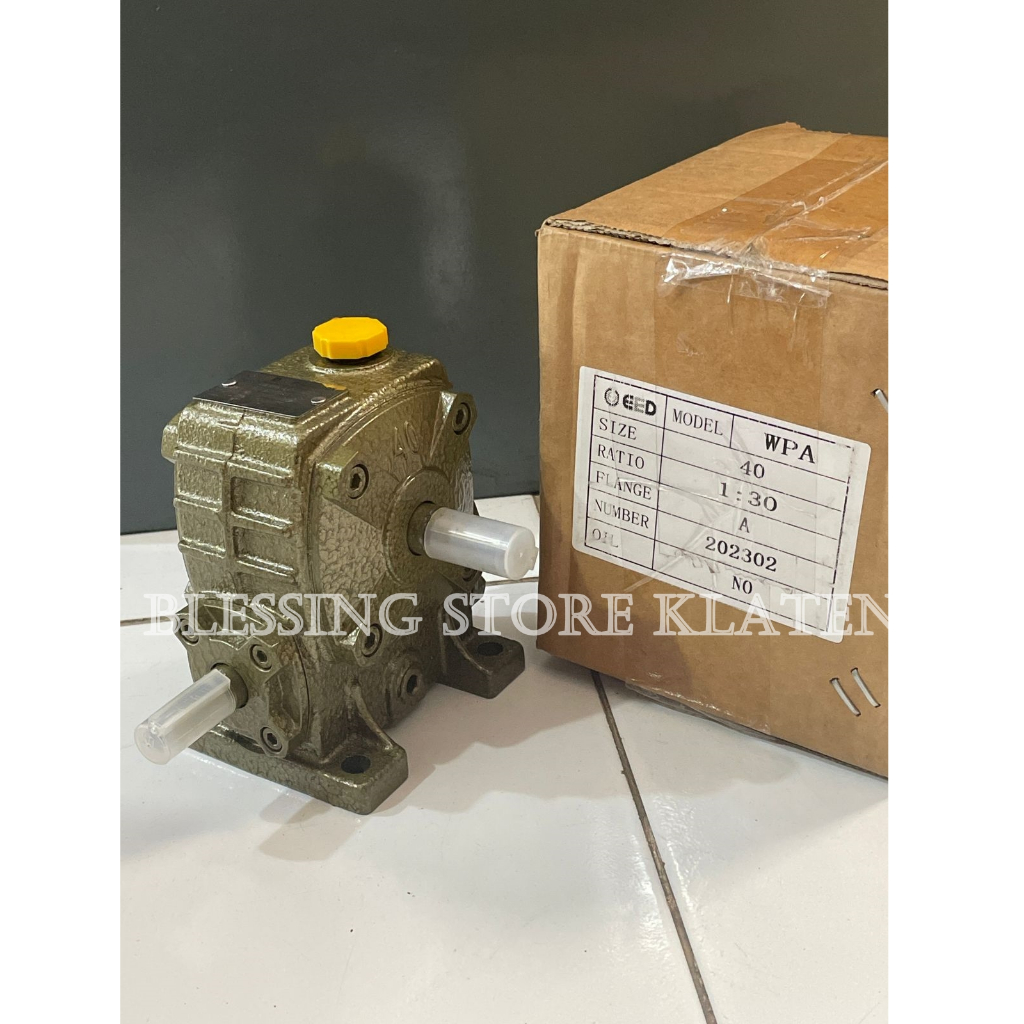 GEAR BOX SPEED REDUCER GEAR BOX WPA40 RATIO 1:30 / GEAR BOX WPA 40