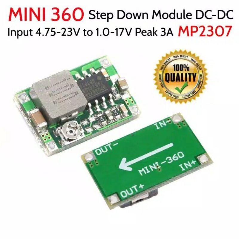 KIT STEP DOWN DC TO DC MINI 360 MP2307