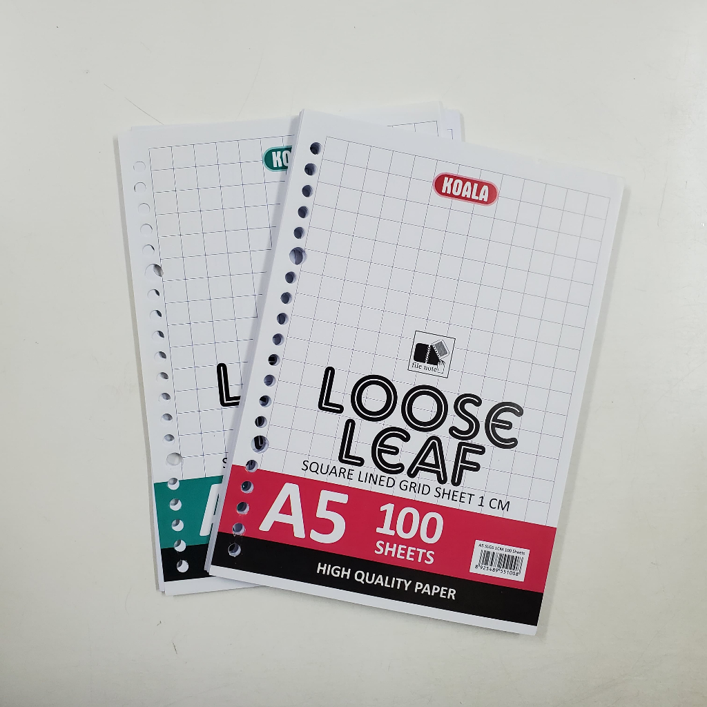 

LOOSE LEAF A5 DAN B5 KOTAK BESAR