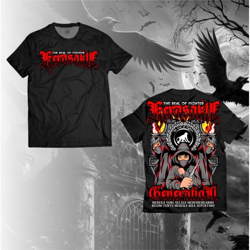 Kaos IKSPI The Real Of Fighter Kera Sakti Generation By Ikspi Merch AB4