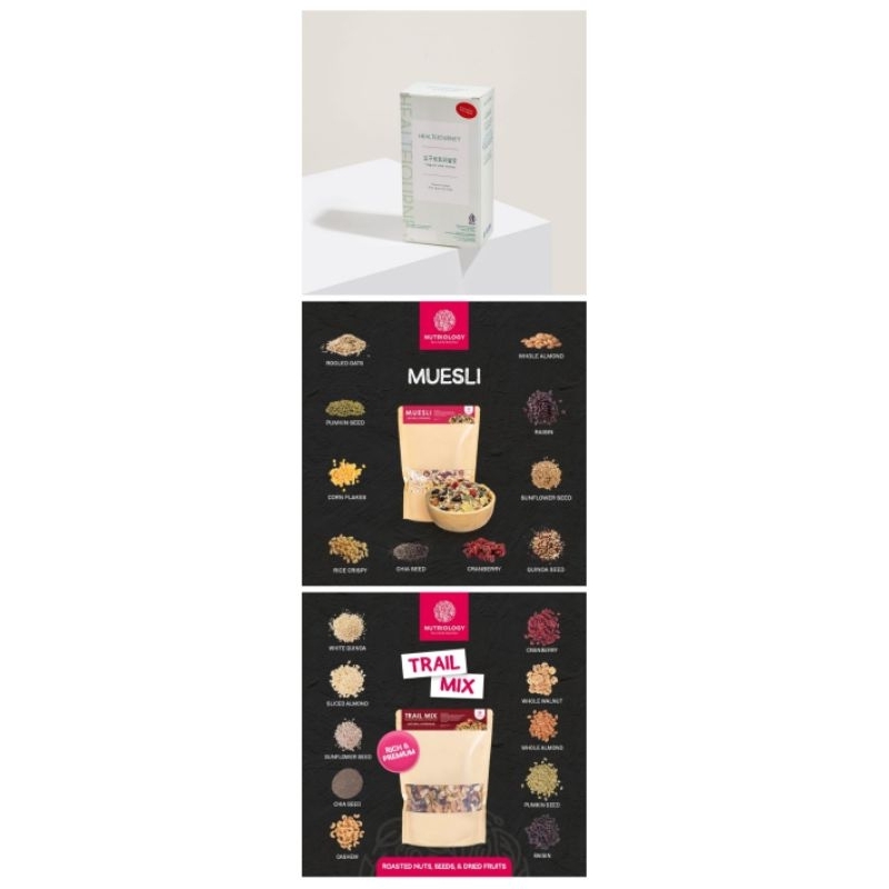 

HEALTEJOURNEY + Muesli + Trail Mix by Nutriology Indonesia