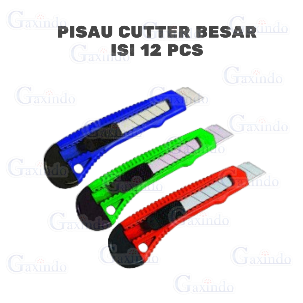

PISAU CUTTER BESAR ISI 12 PCS C3401 PISO KATER TAJAM PISO CUTTER