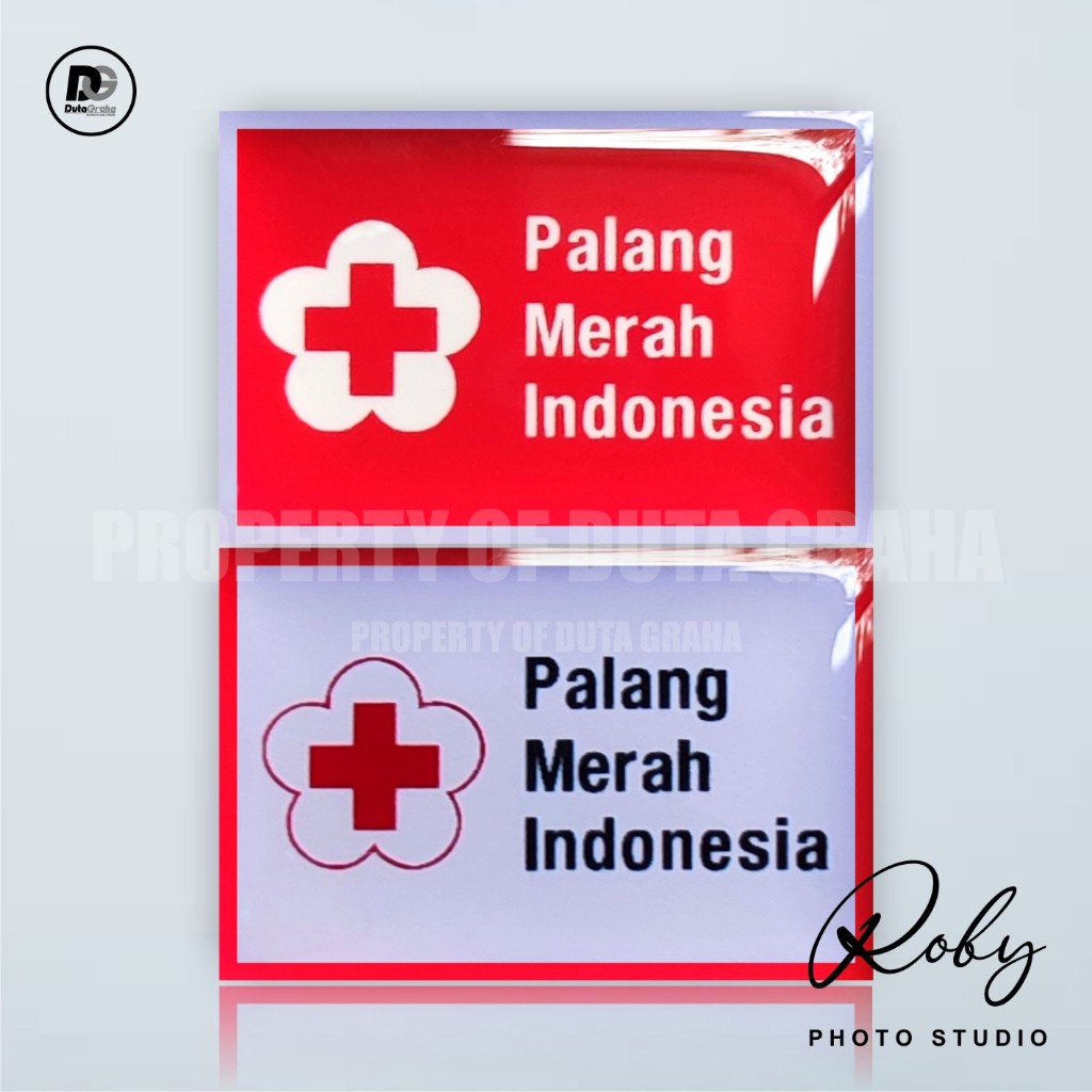 [PIN RESIN] PMI PERSEGI Pin Bros Aksesoris Souvenir PALANG MERAH INDONESIA