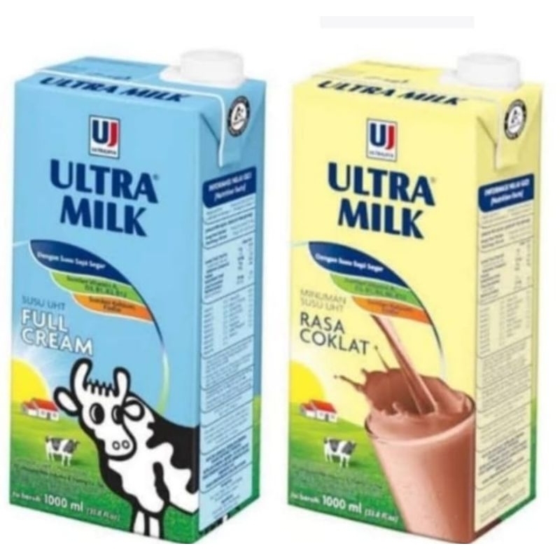 

Ultra Milk 1liter kemasan 1 karton isi 12