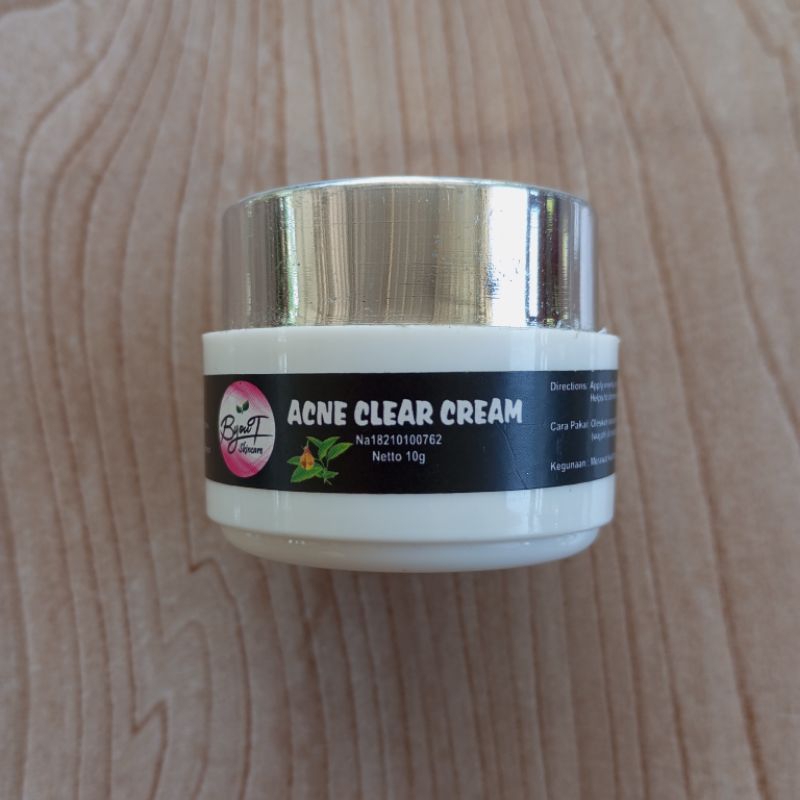 Acne Clear Cream Byout Skincare Byout by nisa byoutbynisa krim malam kulit berjerawat parah jerawat 
