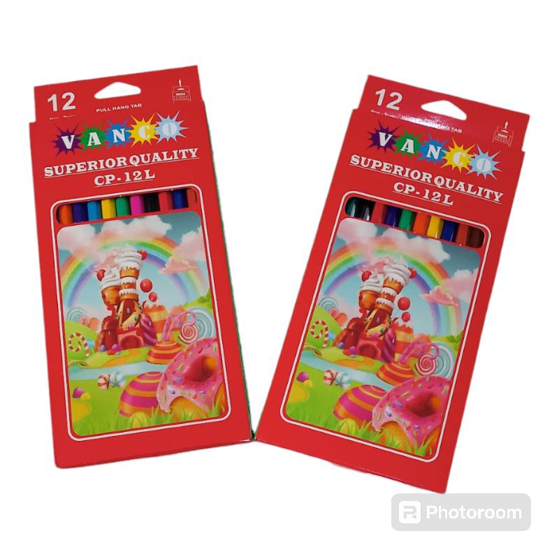 

Pensil warna vanco 12 warna panjang