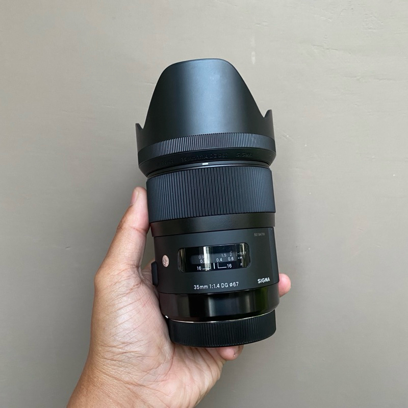lensa fix sigma art 35mm f1.4 for canon