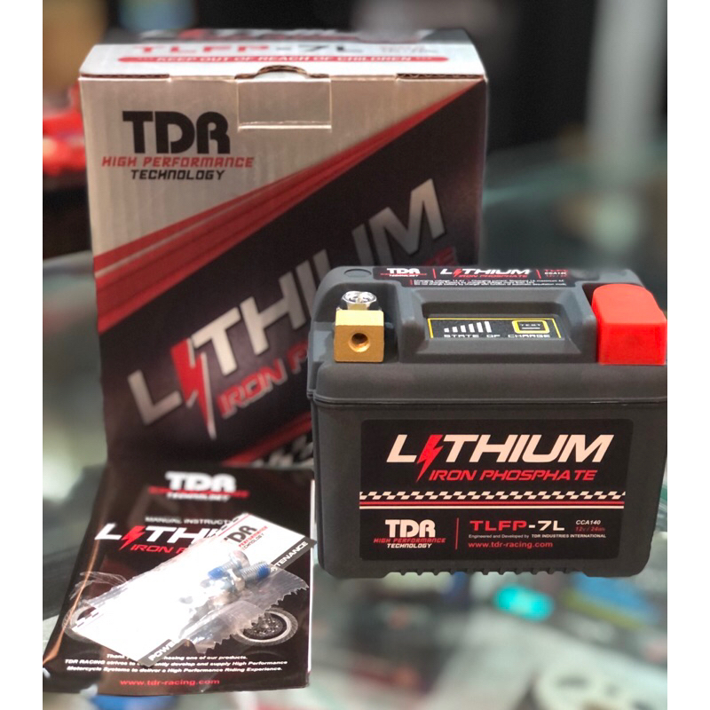 AKI TDR LITHIUM TLFP - 7L 12 VOLT / 24 WH VARIO / NMAX / PCX ORIGINAL TDR