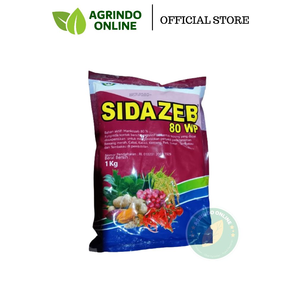 Sidazeb 80 WP - 1 Kg -  Fungisida antir jamur mankozeb 80%