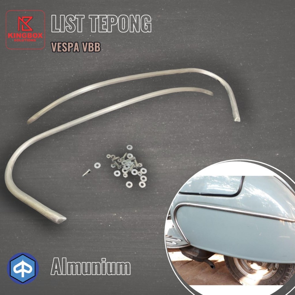 List Tepong Vespa VBB VNB Congo Almunium Tebal Detail Ori Import