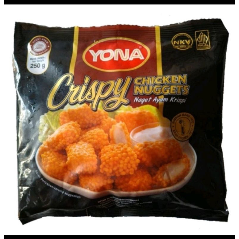 

Yona crispy chicken nugget/nugget ayam crunchy 250gr