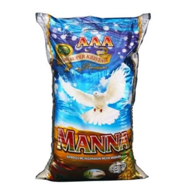 

Beras manna AAA super premium timbangan 1kg ( ECER )