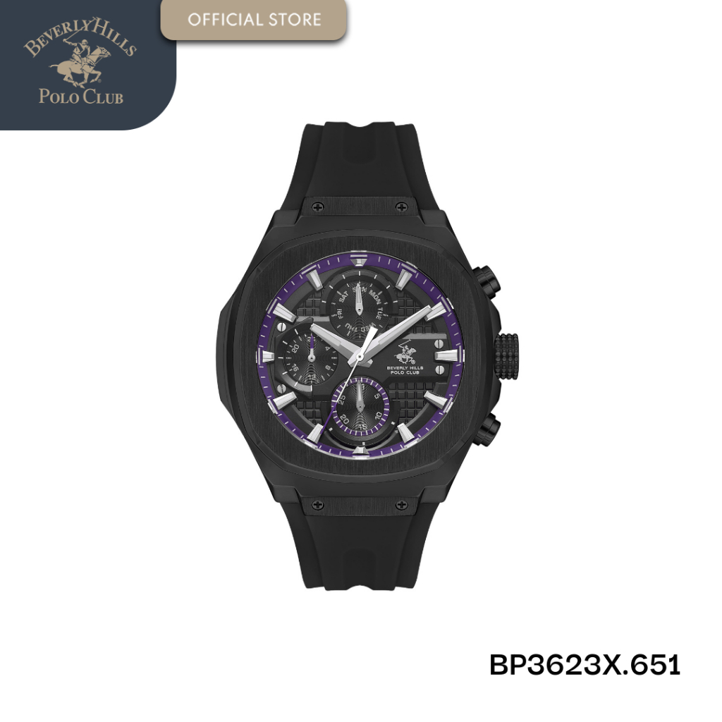 Beverly Hills Polo Club Jam Tangan Pria BP3623X.651 Black