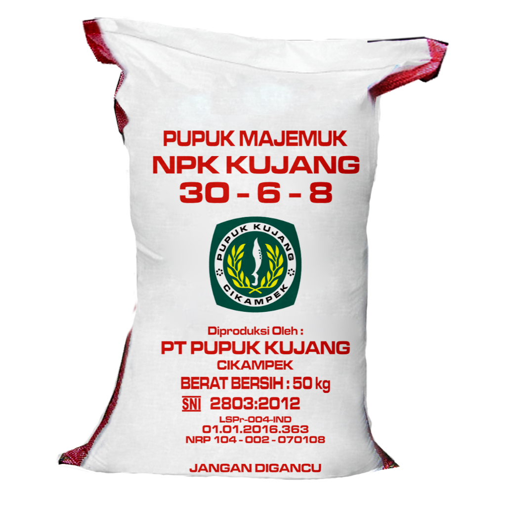 PUPUK NPK Kujang 30-6-8 - KEMASAN 25Kg