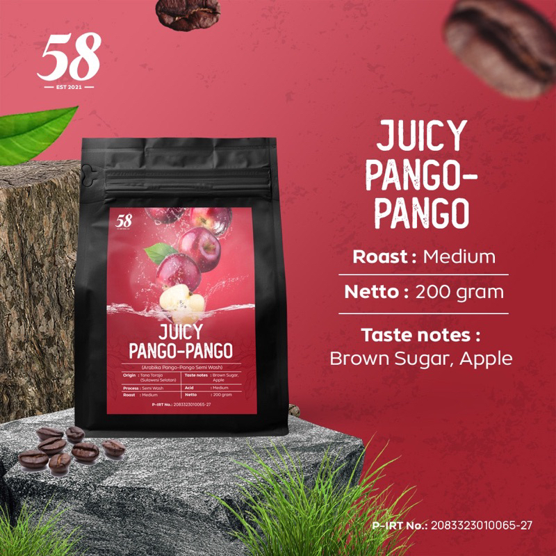 

Juicy Pango-Pango (Arabika Pango-Pango Semi Wash Specialty)