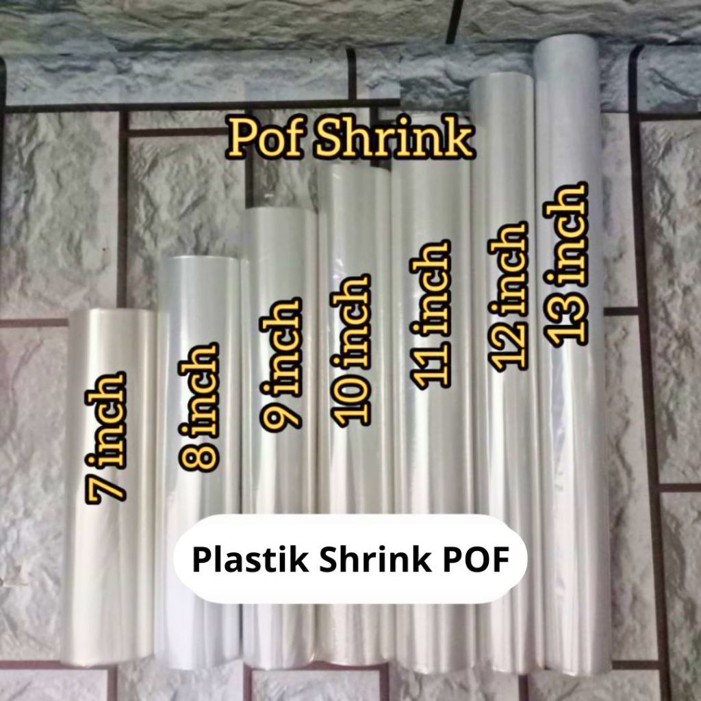 

250 GRAM Plastik POF shrink / plastik Shrink tipis / plastik segel hp, buku, majalah