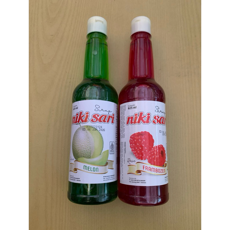 

Sirup es buah Niki Sari Nikisari 625ml melon frambozen