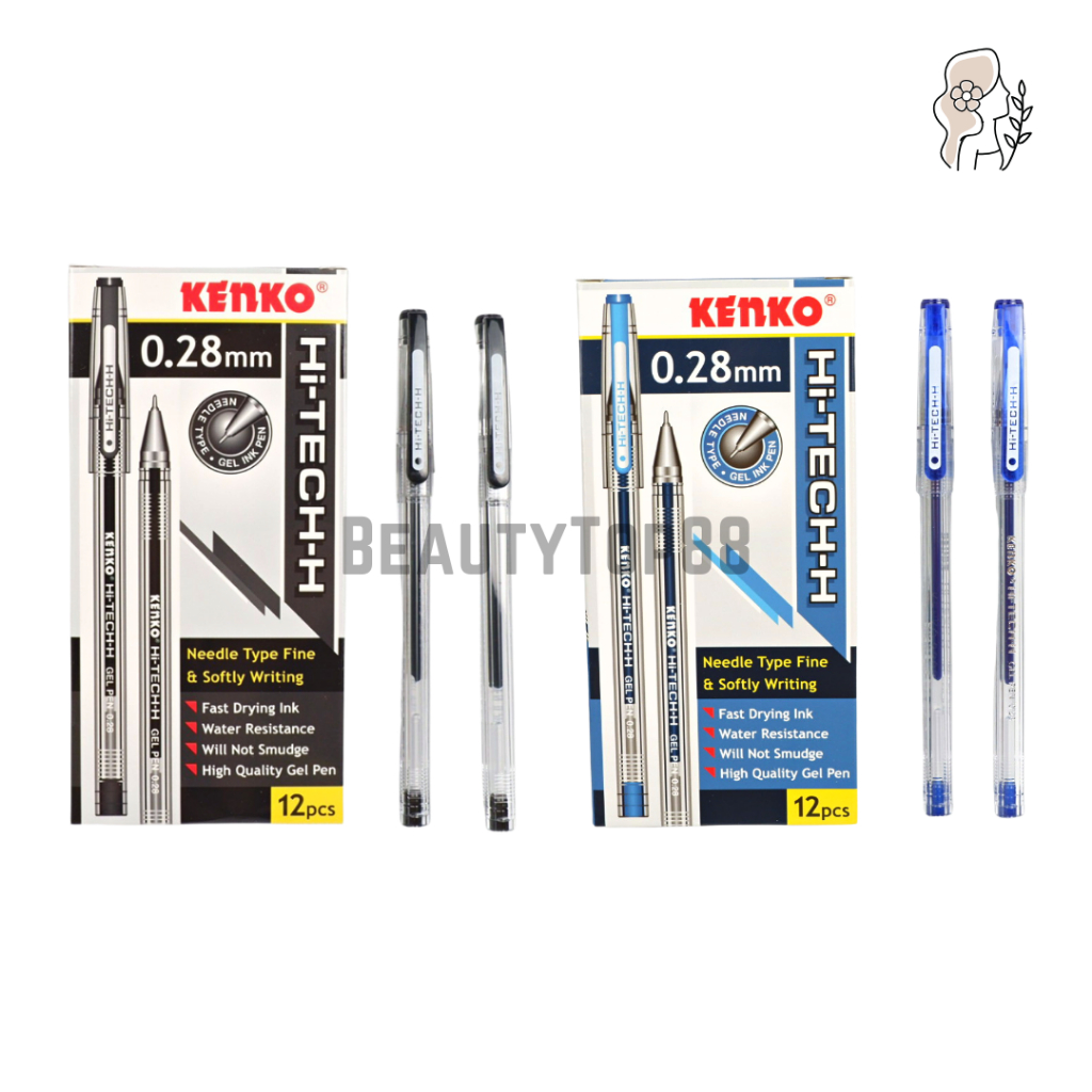 

Pulpen Kenko Hi Tech 0.28 mm - Ballpoint Pen Tinta Gel Hi-Tech-H 0.28mm [PER LUSIN]