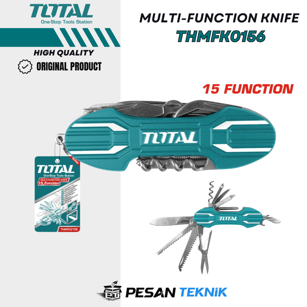 Pisau Lipat Multifungsi Knife Swish Army Knife TOTAL THMFK0156