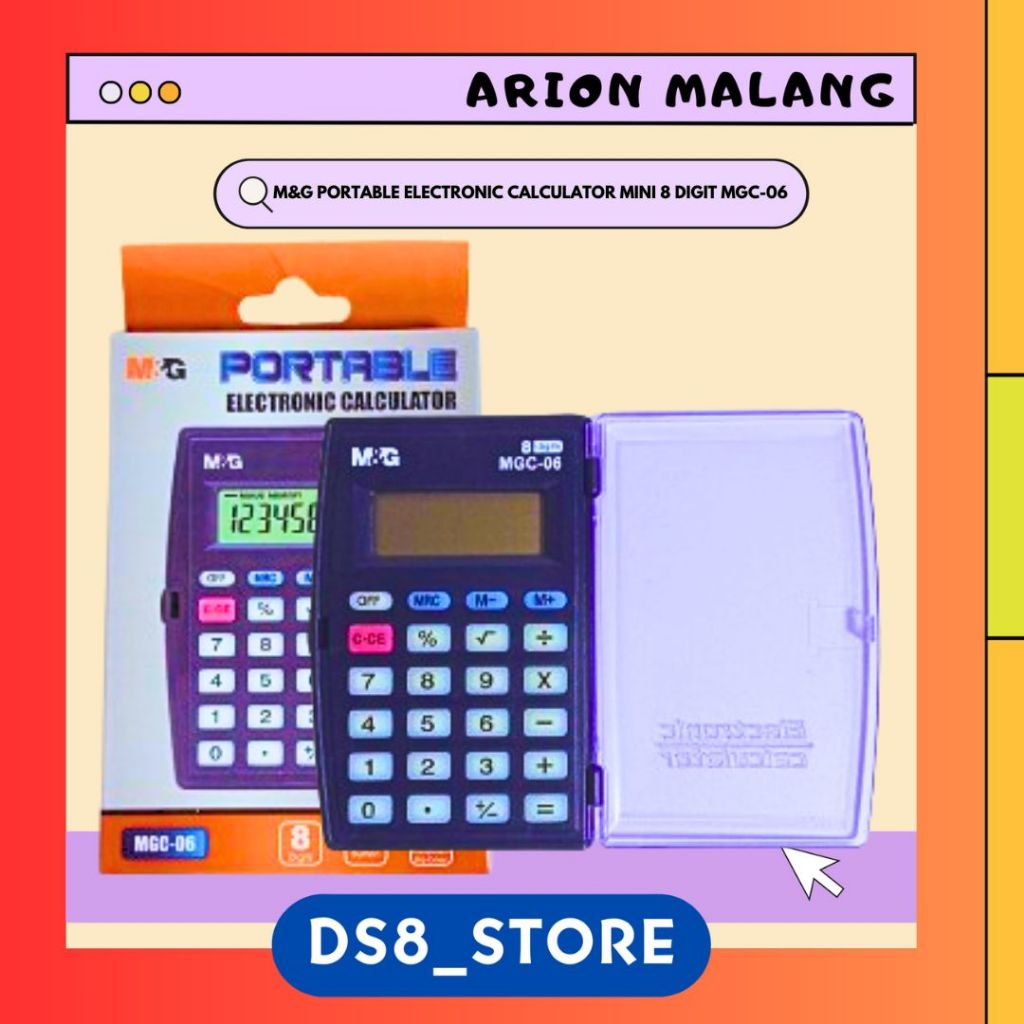 

M&G Calculator Portable 8 Digit MGC-06/ADG98772