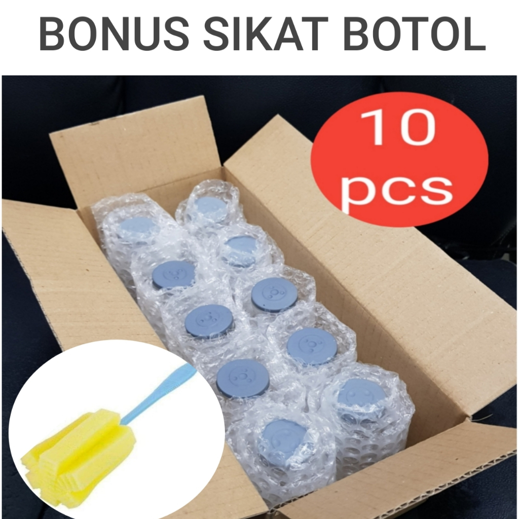 BOTOL ASI / BOTOL KACA ASI  ASIP KACA 100 ml / botol asi kaca 100ml