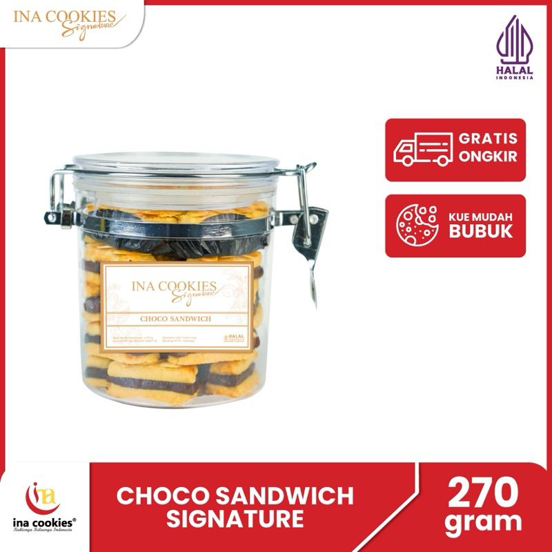 

Ina Cookies Choco Sandwich Toples Kue Kering SIGNATURE