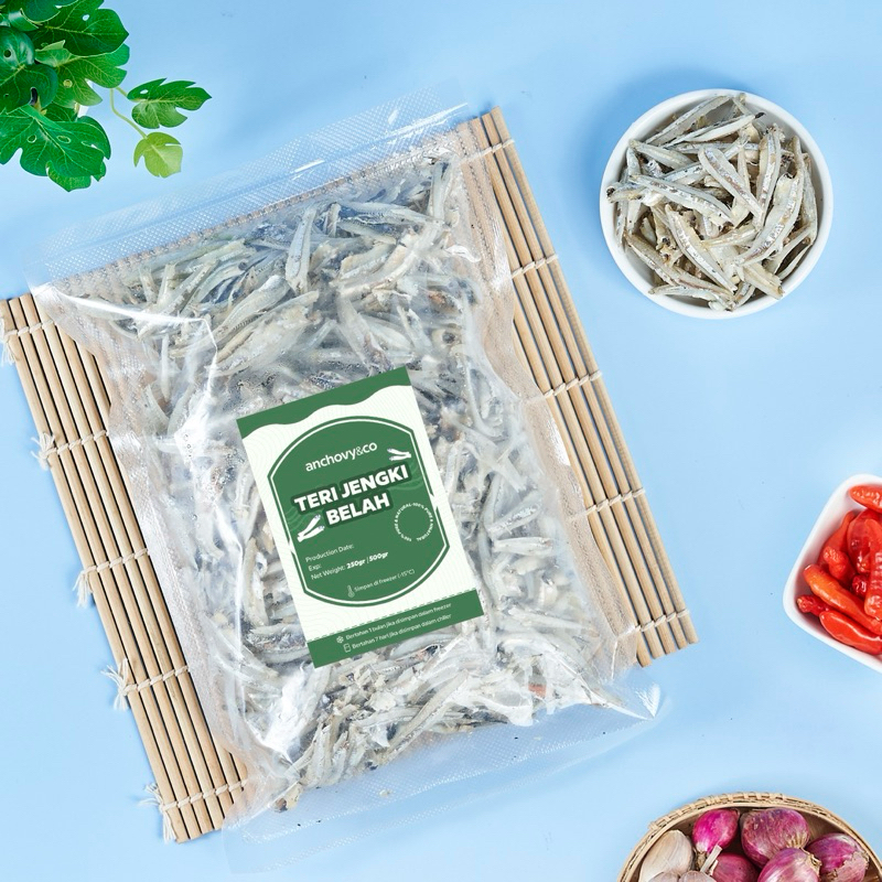

JKL Ikan Asin Teri Jengki Belah 250gr Anchovyandco