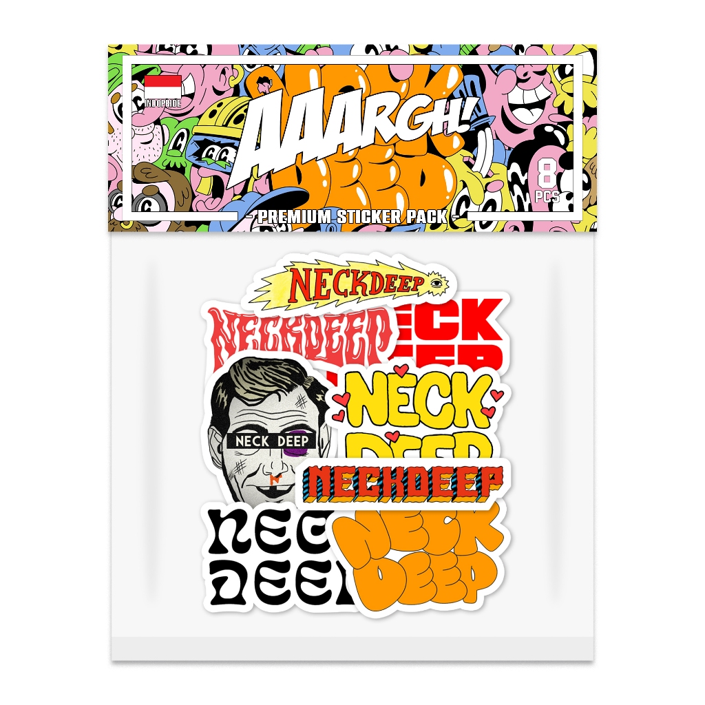 

Stiker NECK DEEP Sticker Pack Band vol. 1 (Neck Deep)