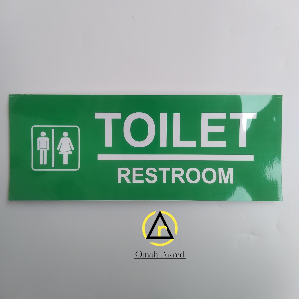 

Stiker Toilet - Stiker Kamar Mandi/WC