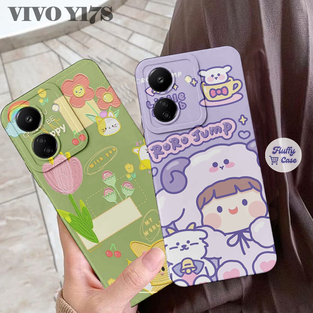 Softcase Hp VIVO Y17S /Y03/Y12/Y12S/Y28/Y21S/Y33S Motif Cute Hits Trend Kekinian - Case Hp - Case Vi