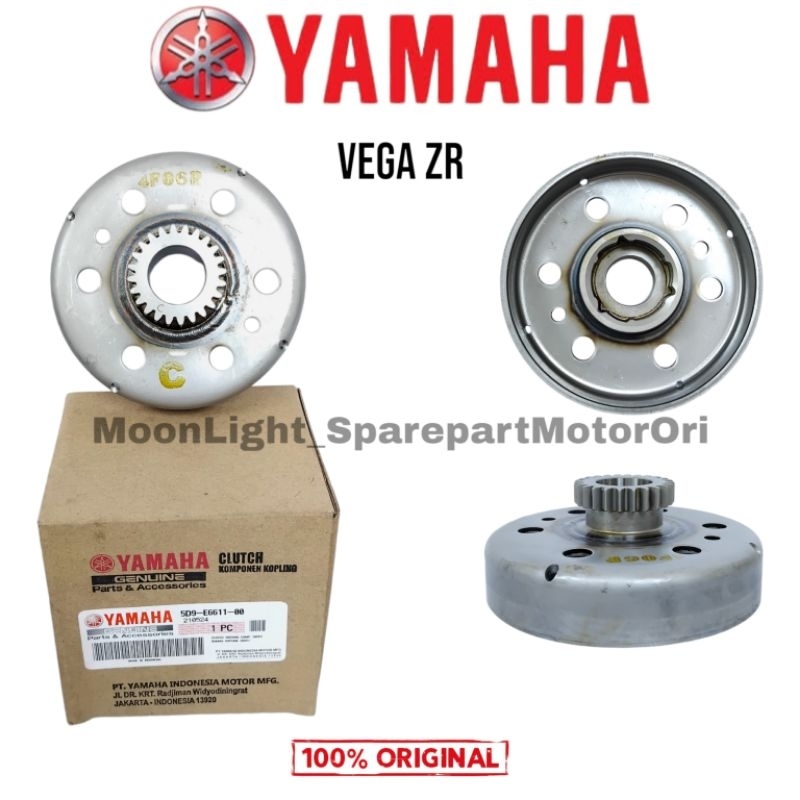 MANGKOK KAMPAS KOPLING GANDA VEGA ZR 2009 GIGI 24T ORIGINAL ORI ASLI YAMAHA 5D9-E6611-00