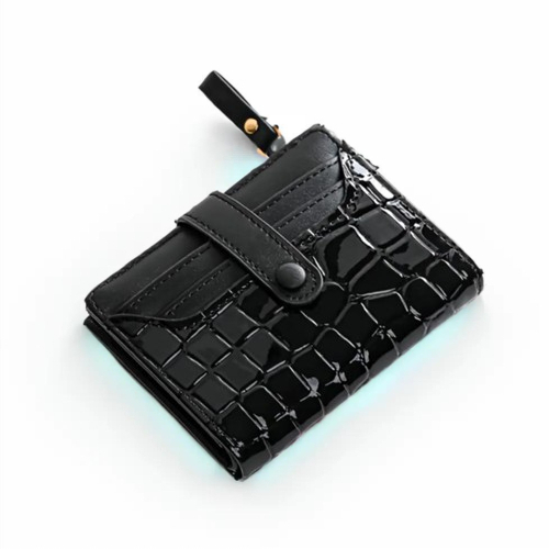Dompet Kartu - Genie Wallet Dompet Wanita Silvania - Croco leather Dompet Lipat - Tas mini dompet - 
