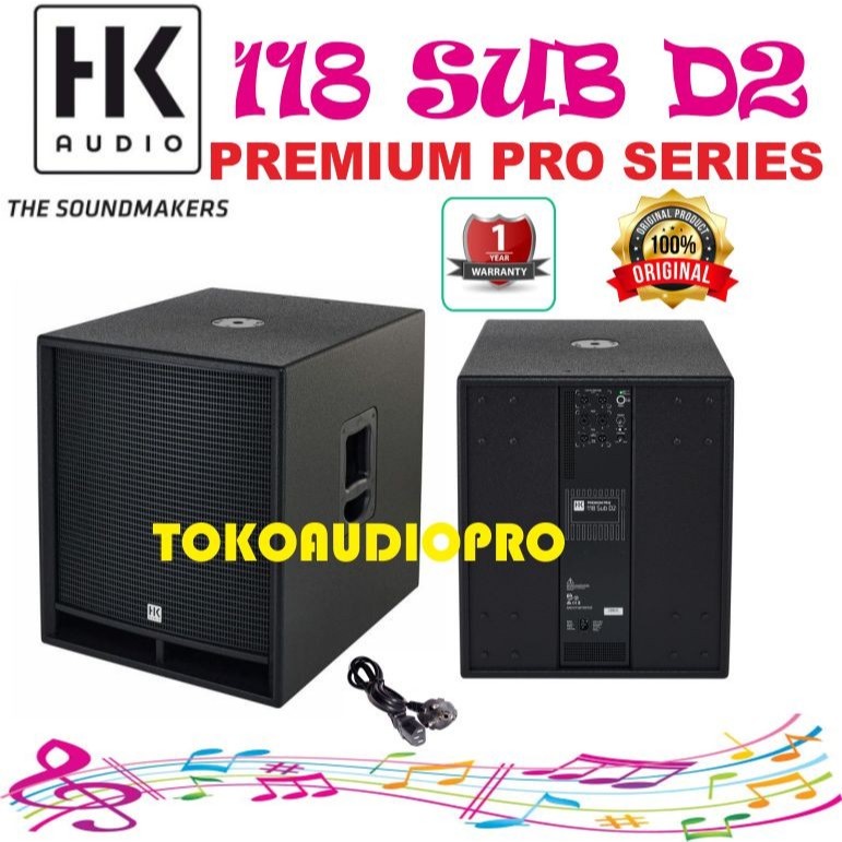 Sub HK Audio Premium PRO 118 Sub D2 Active Subwoofer Aktif, 18'', 1200W