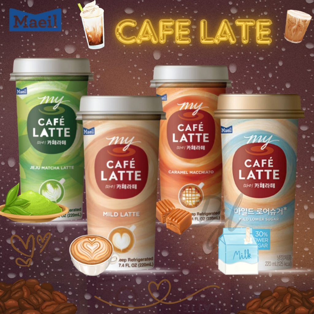 

My Cafe Latte Maeil Minuman Ready to Drink Instan Import 1 Pcs