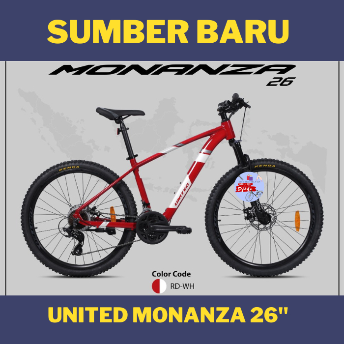 Sepeda Gunung Mtb United Monanza 26"