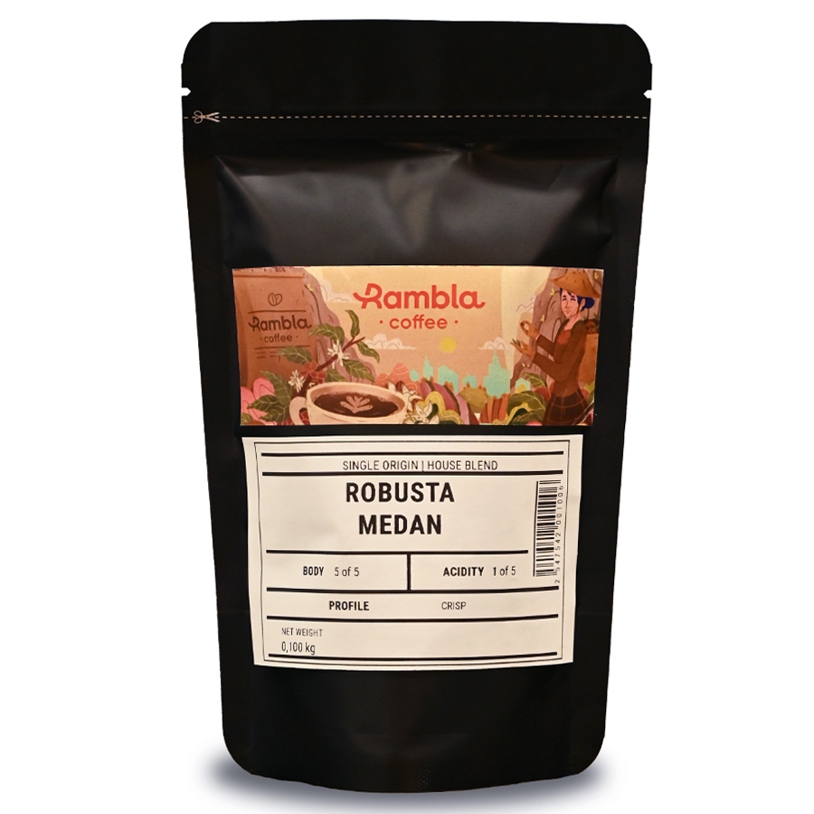 

Rambla Coffee - Kopi Robusta Medan Single Origin 100 Gr