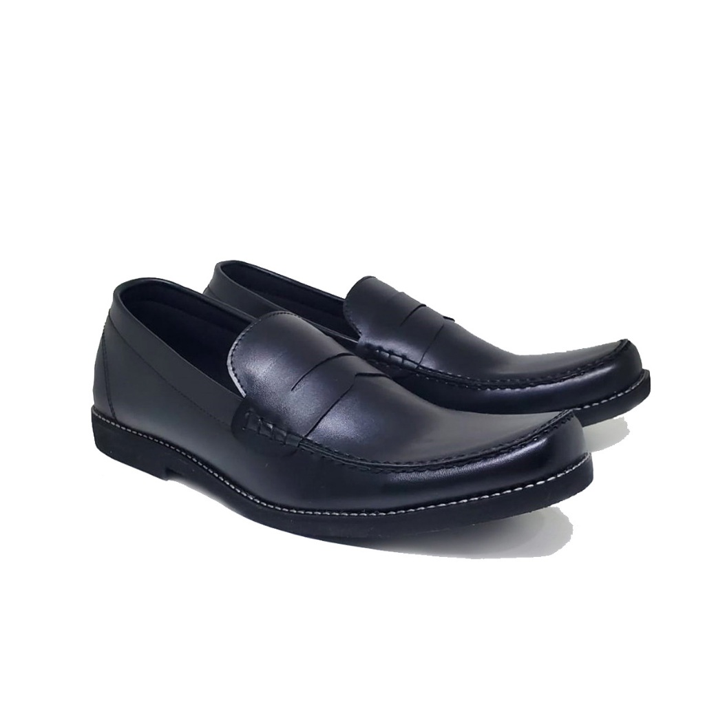 Athafariz Black | Sepatu Pria Formal Arabian Loafers Pantofel Casual Cowo Big Size Jumbo
