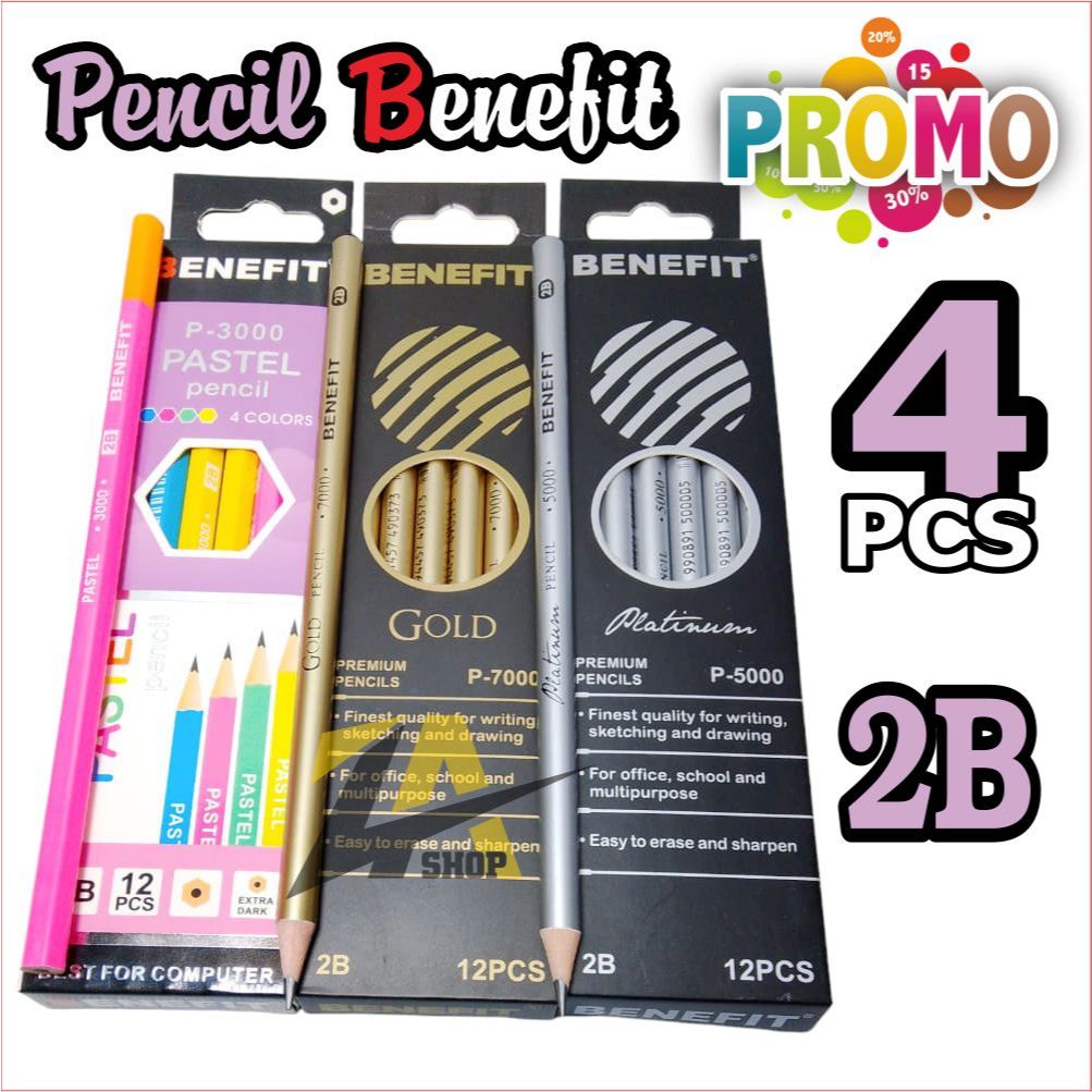 

HARGA SPESIAL PENSIL 2B PENSIL BENEFIT 2B PENCIL LUCU DAN KEREN HARGA MURAH 3 PCS PENSIL KEREN