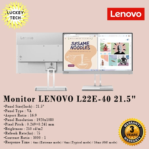 Monitor LED LENOVO L22e-40 21.5"