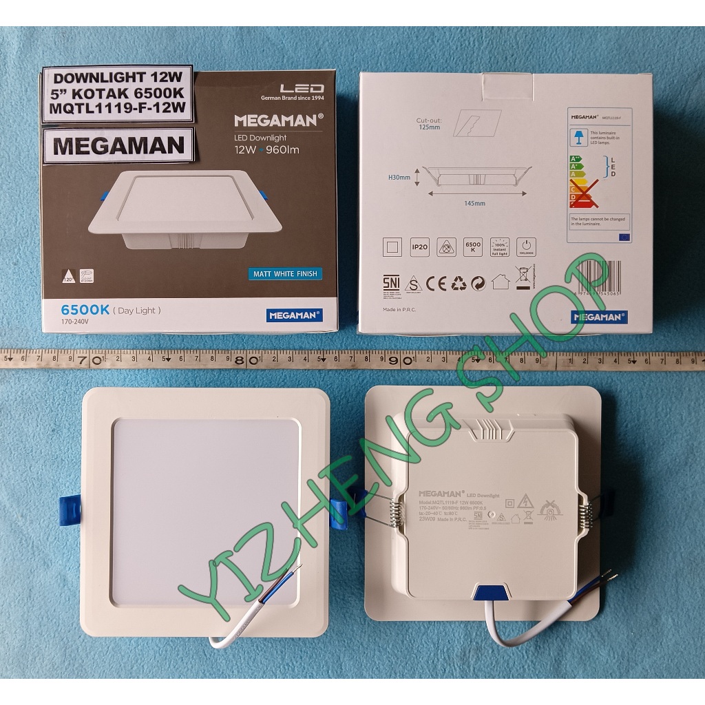 DOWNLIGHT 12W 5" KOTAK MEGAMAN