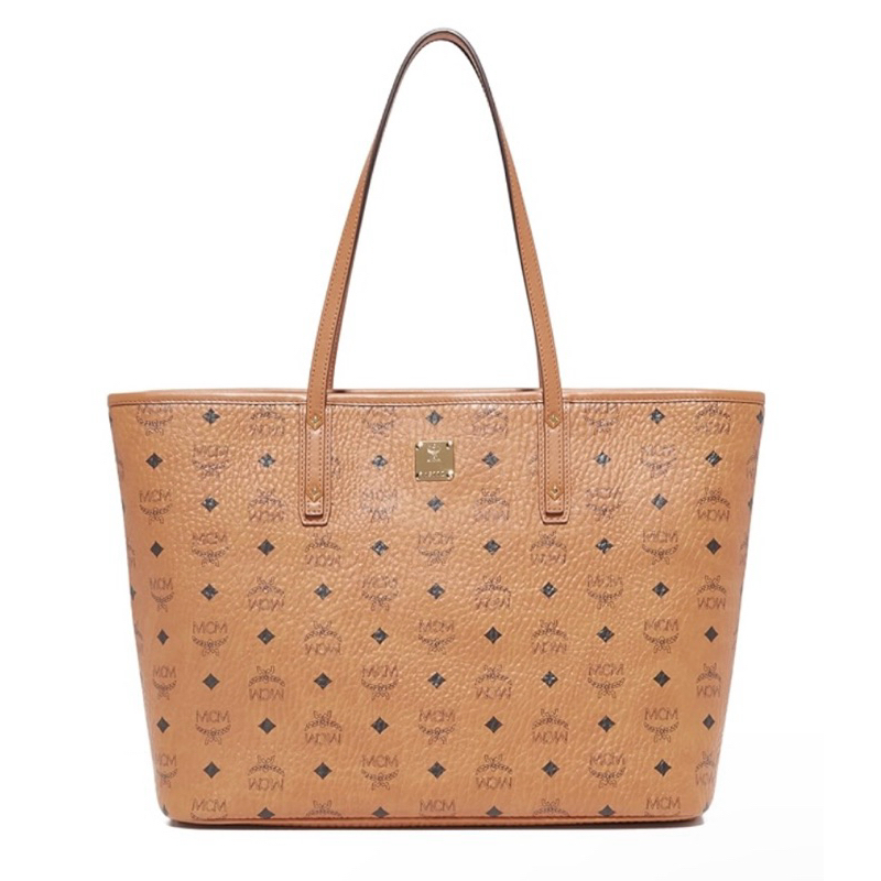 MCM tote anya shopper top zipper