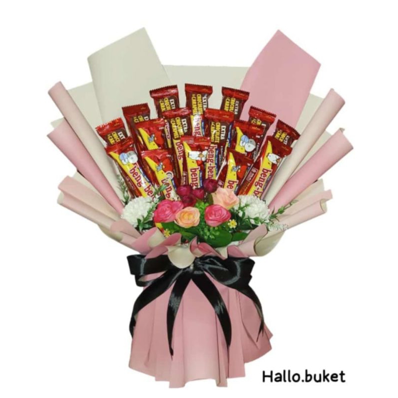 

Buket Snack/Buket untuk Wisuda/Hari Ibu/Ulang Tahun/Anniversary/Kado/FREE PACKING